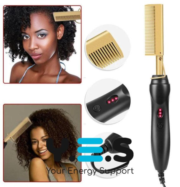 Розчіска-випрямляч High Heat Brush: електричний гребінь для укладання та розгладження волосся