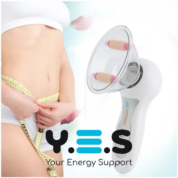 Ручний вакуумно-роликовий лімфодренажний антицелюлітний масажер Celluless MD для рук, живота, спини, ніг і сідниць