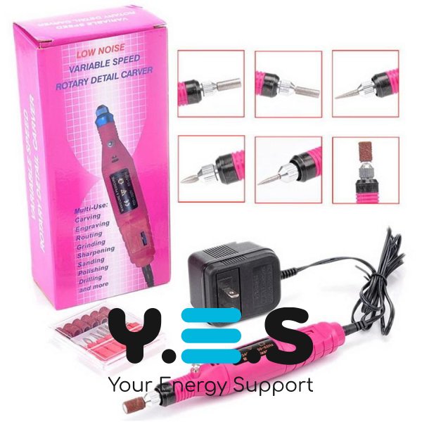 Фрезер для манікюру 20000 об/хв з насадками «кукурудза» та «куля»