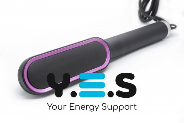 Розчіска-випрямляч Hair Straightener 909B: праска-щітка з турмаліном, 6 температурних режимів