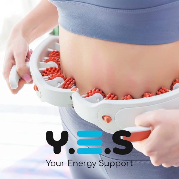 Ручний мультироликовий лімфодренажний масажер ROLLER MASSAGER, антицелюлітний для шиї, плечей, спини, рук і ніг