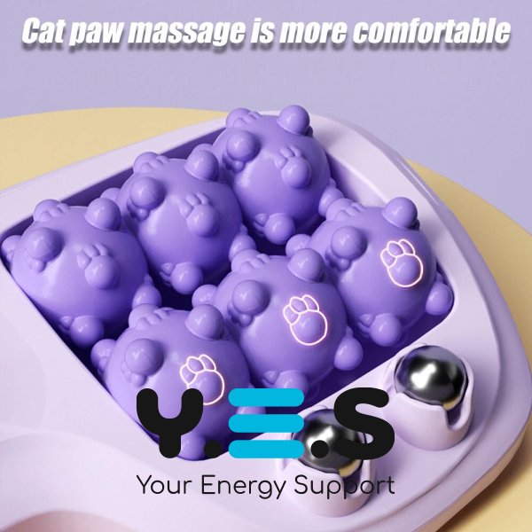 Роликовий магнітний масажер для стоп Cat Claw Style, акупунктурна терапія для ніг