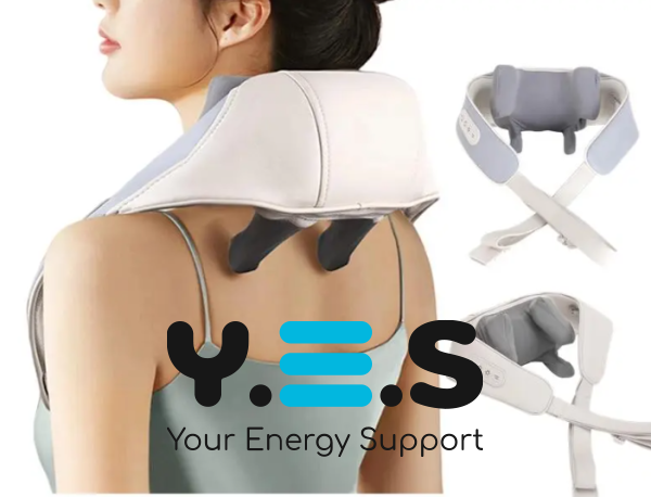 Ударний U-подібний вібромасажер-пояс для спини, плечей і шиї для тіла
