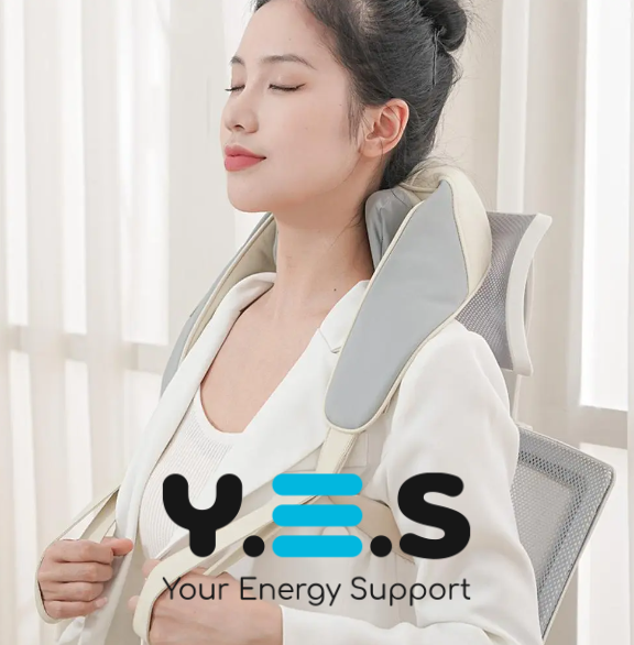 Ударний U-подібний вібромасажер-пояс для спини, плечей і шиї для тіла