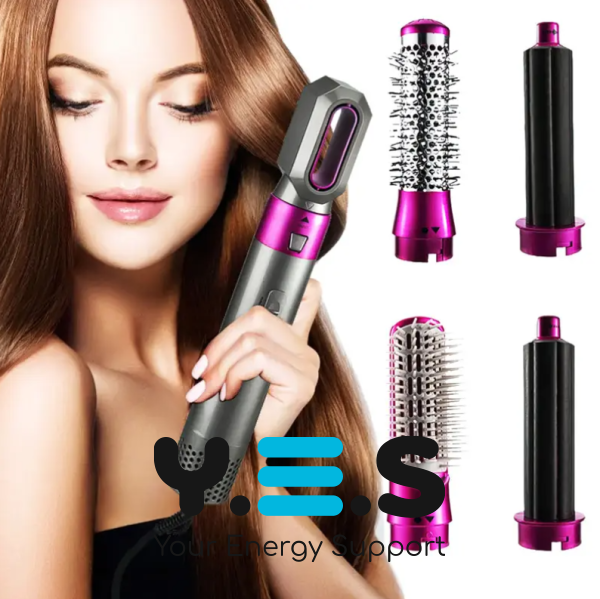 Фен-щітка мультистайлер HAIR BRUSH 5в1 з іонізацією та регулюванням температури