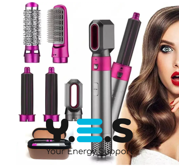 Фен-щітка мультистайлер HAIR BRUSH 5в1 з іонізацією та регулюванням температури