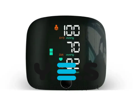 Автоматичний тонометр на зап’ястя з вбудованим акумулятором для вимірювання тиску