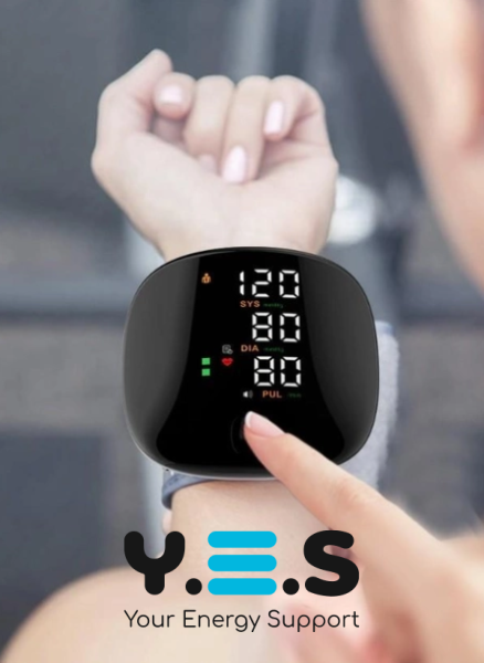 Автоматичний тонометр на зап’ястя з вбудованим акумулятором для вимірювання тиску