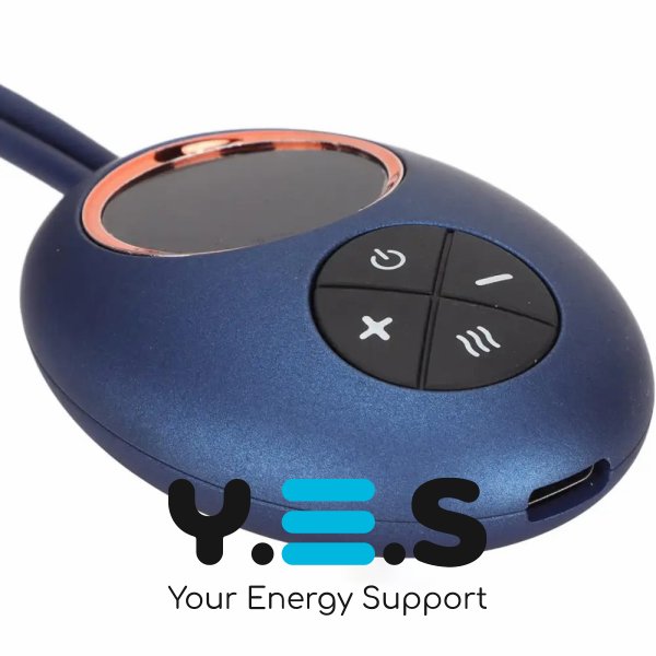 Бездротовий EMS масажер для шиї Neck Massager DZ-02: 5 режимів, підігрів, імпульсний масаж