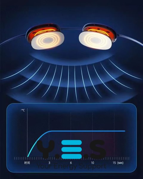 Бездротовий EMS масажер для шиї Neck Massager DZ-02: 5 режимів, підігрів, імпульсний масаж