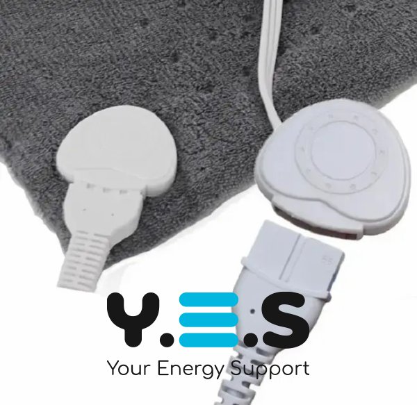 Електромасажна грілка‑підстилка MASSAGING WEIGHTED HEATING PAD для спини, флісова мінінакидка