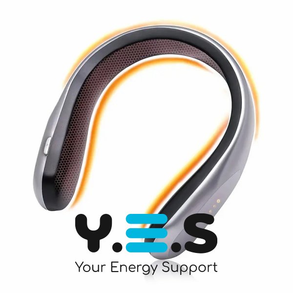 Портативний обігрівач для шиї Handy Heater: бездротова USB грілка-обруч, 4 режими