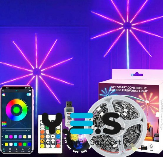 Світильник «Феєрверк» 28Key Kit BT — світломузика з пультом і Bluetooth