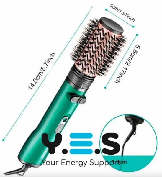 Фен-стайлер VGR V-498 2в1: фен-щітка браш для волосся, 2 швидкості