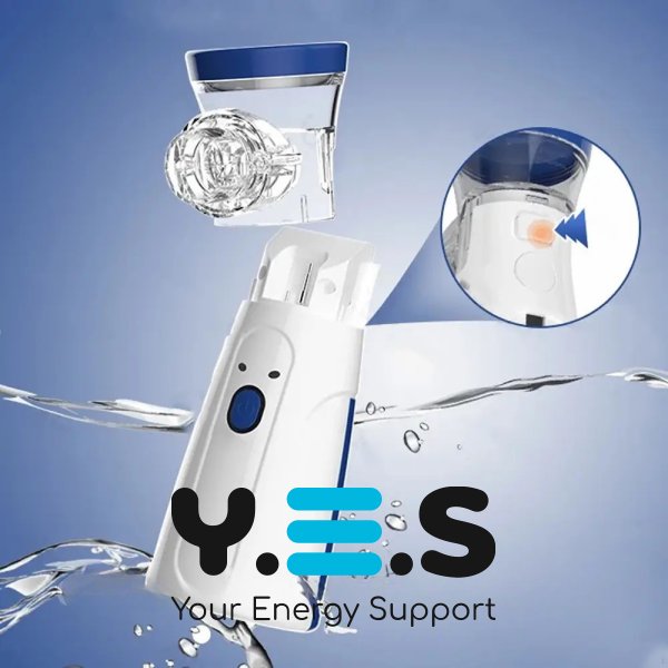 Портативний mesh-небулайзер JSL-W302: ультразвуковий ручний інгалятор для дому, 2 маски