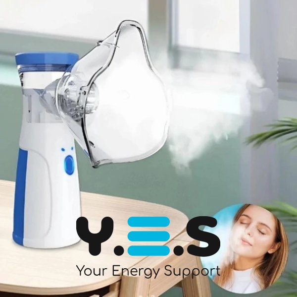 Портативний mesh-небулайзер JSL-W302: ультразвуковий ручний інгалятор для дому, 2 маски