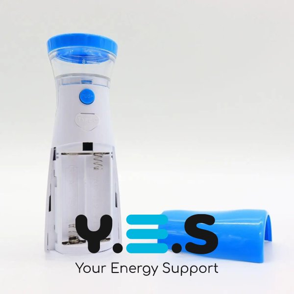 Портативний mesh-небулайзер JSL-W302: ультразвуковий ручний інгалятор для дому, 2 маски