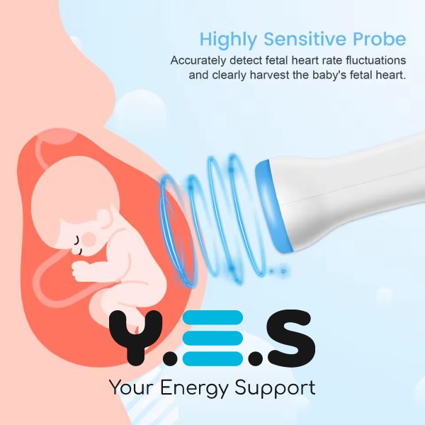 Фетальний допплер XL-1311 3,0 МГц: детектор серцебиття плоду для вагітних, на батарейках