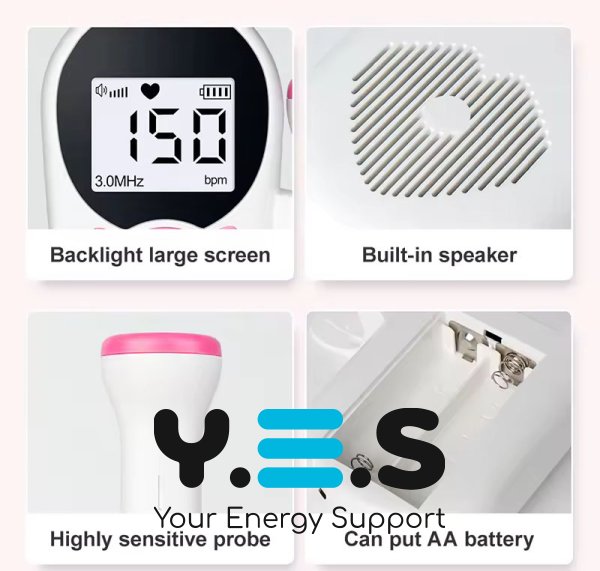 Фетальний допплер XL-1311 3,0 МГц: детектор серцебиття плоду для вагітних, на батарейках