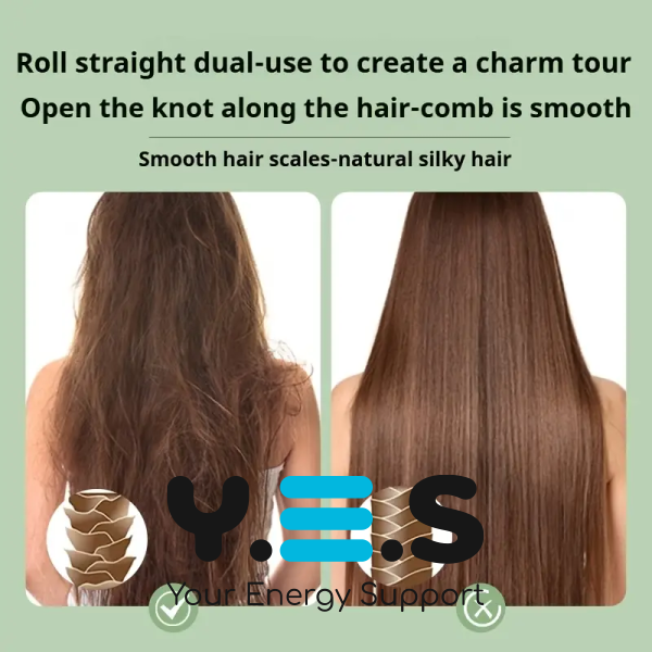 Термощітка 3-в-1 для укладки й випрямлення з іонізацією LY-946, об’єм та антистатик