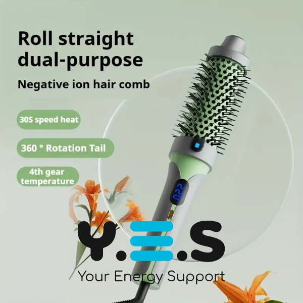 Термощітка 3-в-1 для укладки й випрямлення з іонізацією LY-946, об’єм та антистатик