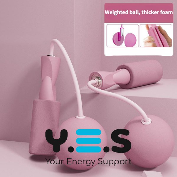 Бездротова скакалка з обважнювачами для кардіо, фітнесу та спортивних тренувань