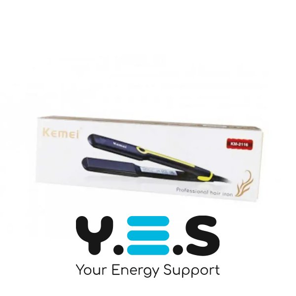 Плойка-гофре KEMEI KM-2116 — компактна для гофрування та укладки волосся