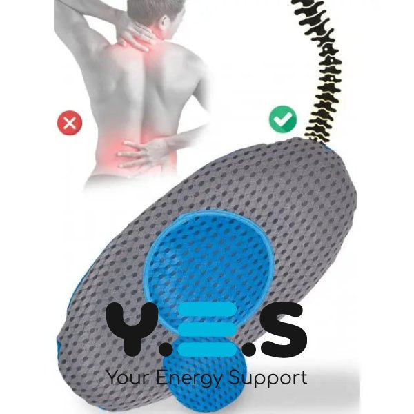 Подушка для попереку Lumbar Support TV One з ефектом пам’яті, м’яке покриття