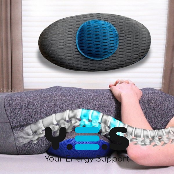 Подушка для попереку Lumbar Support TV One з ефектом пам’яті, м’яке покриття