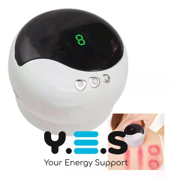 Антицелюлітний вакуумний масажер ILY-873, акумуляторний ручний для всього тіла