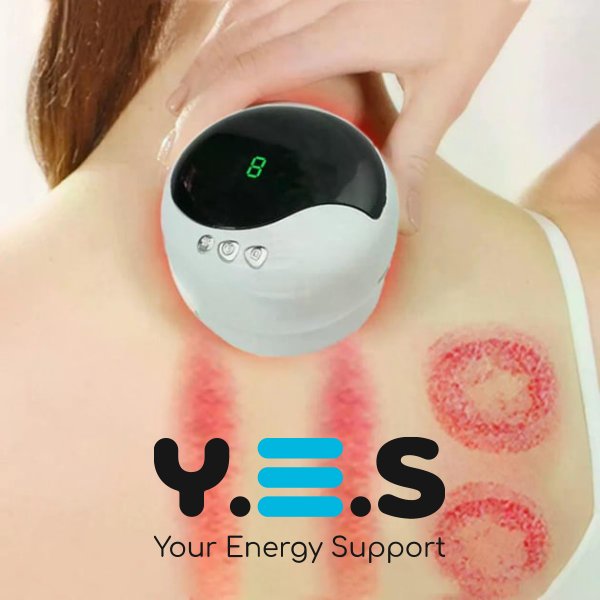 Антицелюлітний вакуумний масажер ILY-873, акумуляторний ручний для всього тіла