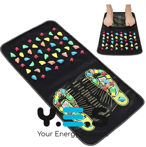 Масажний килимок-доріжка з камінцями 35×70 см для ніг і спини