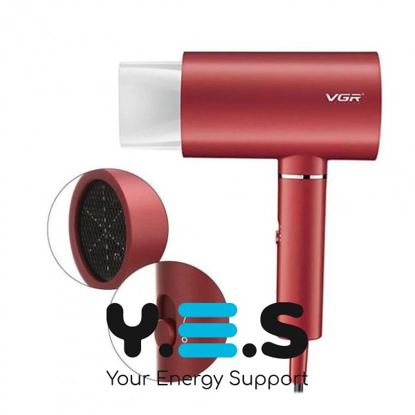 Професійний фен для сушіння та укладання волосся VGR V-431
