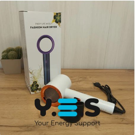 Професійний компактний фен-стайлер 2000 Вт для сушіння та укладання волосся