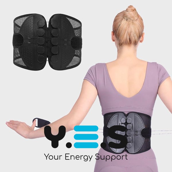 Корсет для попереку з системою точної фіксації, універсальний підтримуючий пояс