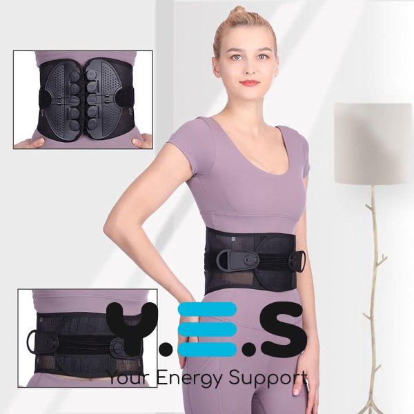 Корсет для попереку з системою точної фіксації, універсальний підтримуючий пояс