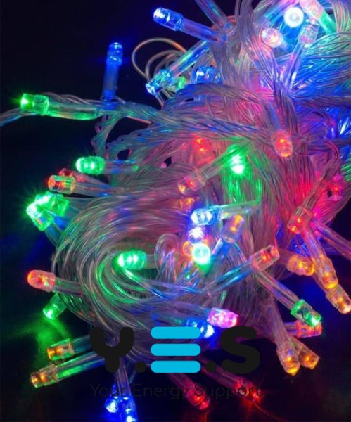 Гірлянда Light Belt 100 LED 10 м, тепле світло — світлодіодна новорічна (105-5)