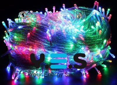 Гірлянда Light Belt 100 LED 10 м, тепле світло — світлодіодна новорічна (105-5)