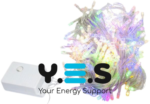 Гірлянда Light Belt 100 LED 10 м, тепле світло — світлодіодна новорічна (105-5)