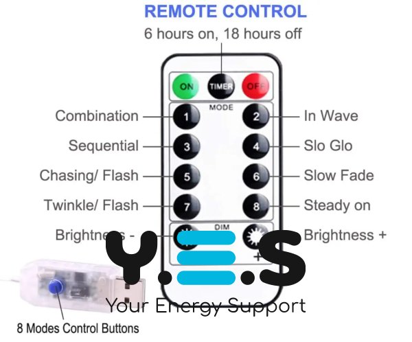 Світлодіодна гірлянда «Роса» 2 м USB, 200 LED, мідний дріт, пульт ДК (XL-76-20)