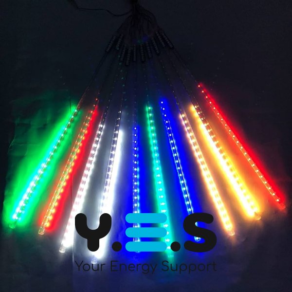 Світлодіодна гірлянда RD-110 «Сосульки» (трубки) 50 см, LED, мультиколор