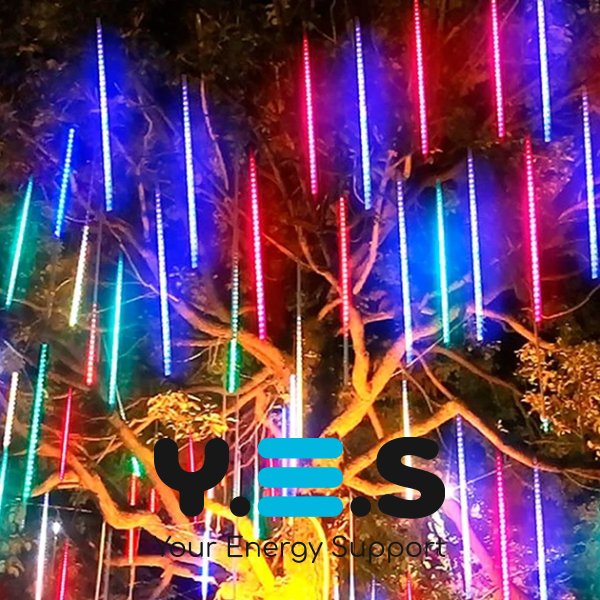 Світлодіодна гірлянда RD-110 «Сосульки» (трубки) 50 см, LED, мультиколор