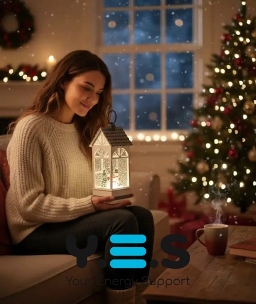 Святковий LED ліхтар-нічник XMAS WDL-24074B для дому та новорічного декору