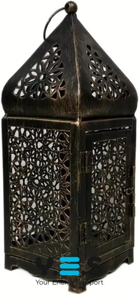 Інтер’єрний декоративний підсвічник для дому 9.5×9.5×25 см