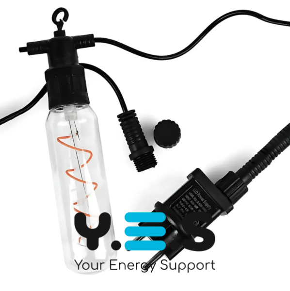 Вулична LED-гірлянда SFK-48 220V з подовженими спіральними лампами