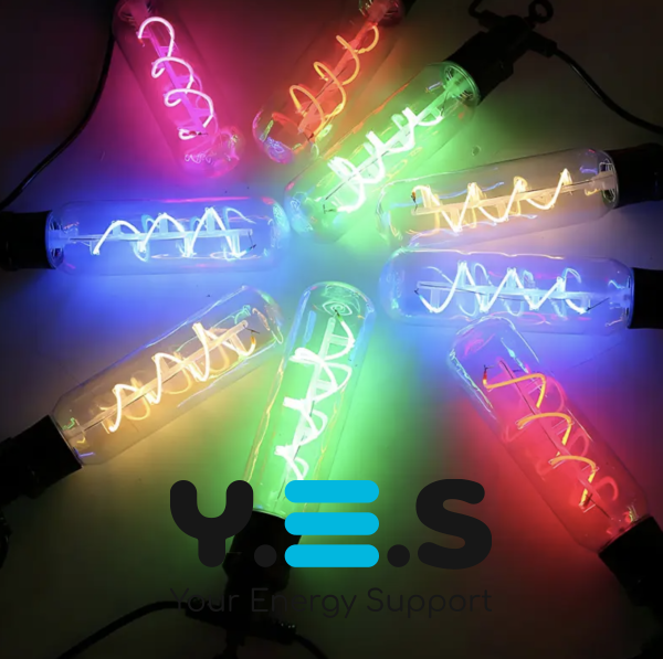 Вулична LED-гірлянда SFK-48 220V з подовженими спіральними лампами