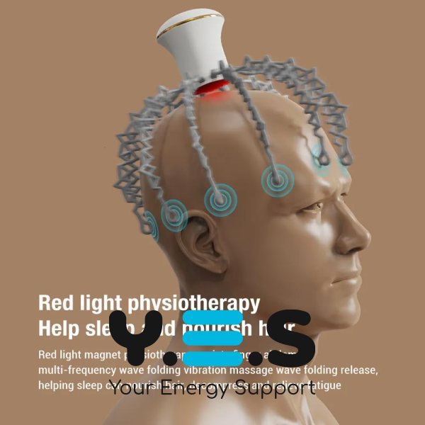 Електричний вібромасажер для голови «Восьминіг» LY-634 для розслаблення та зняття втоми