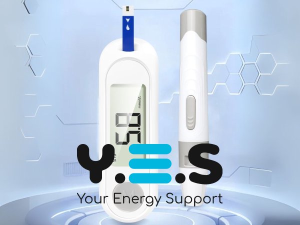 Глюкометр HH-XT520 від батарейки + 50 тест-смужок, вимірювач рівня глюкози в крові