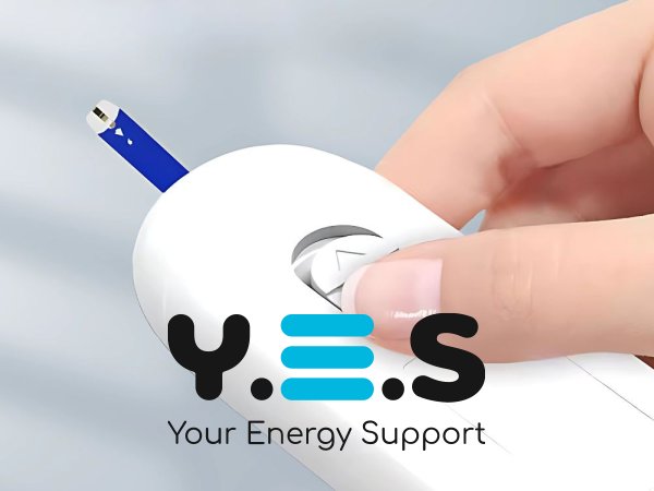 Глюкометр HH-XT520 від батарейки + 50 тест-смужок, вимірювач рівня глюкози в крові