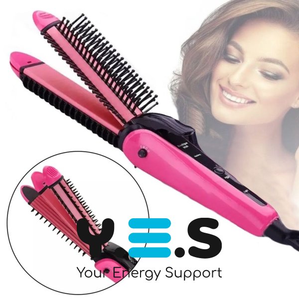 Трійні щипці-утюжок 3в1 MS-4906, 25W для укладки волосся щодня